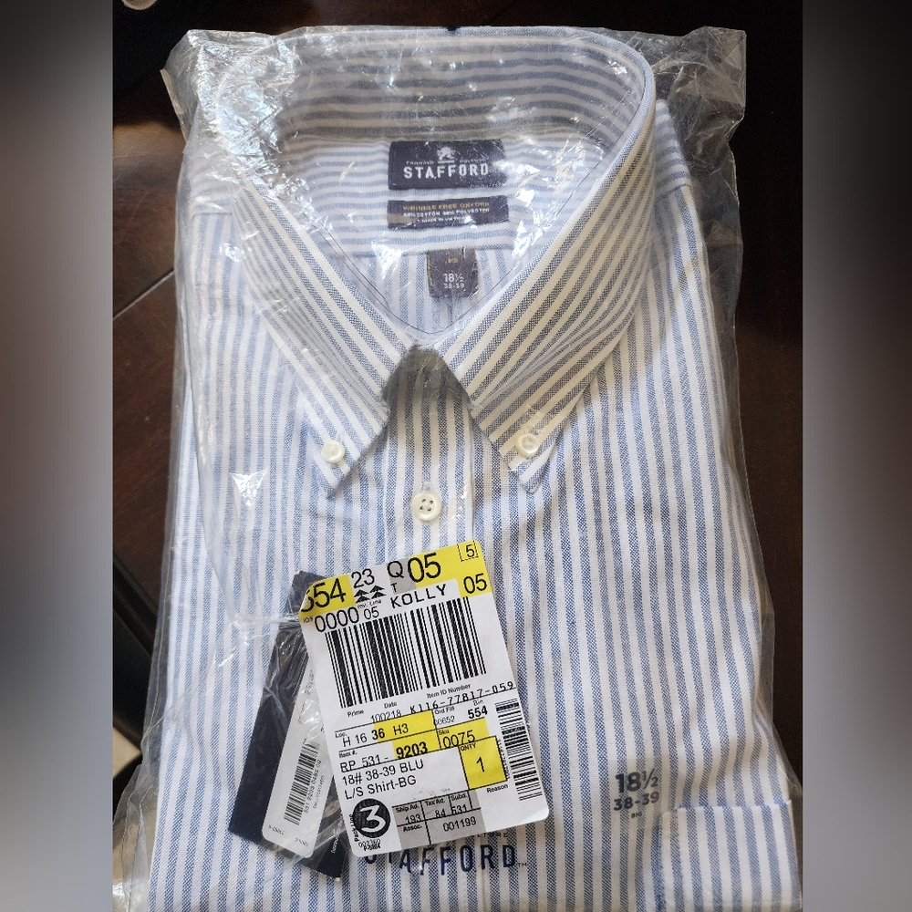 Stafford Wrinkle Free Oxford 18.5